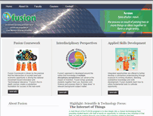 Tablet Screenshot of fusioninnovate.com